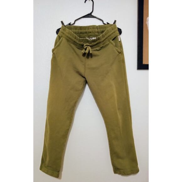 PACT Organic Cotton Women’s Sweatpants Size M Color Thyme Green Athleisure - Picture 1 of 7